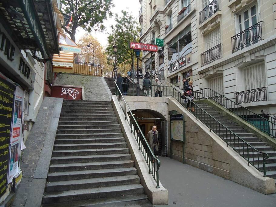 Sacre Petit Studio In The Coeur Of Montmartre Paris Exterior photo